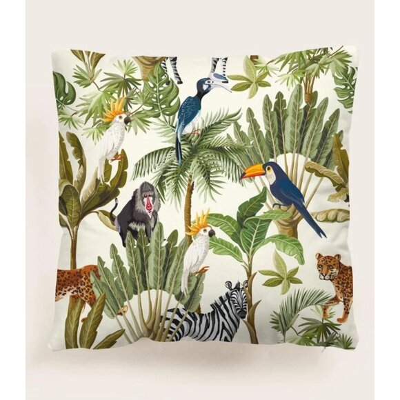 TROPICAL Set of 2 Pillowcases NEW New without tags - Picture 2 of 4